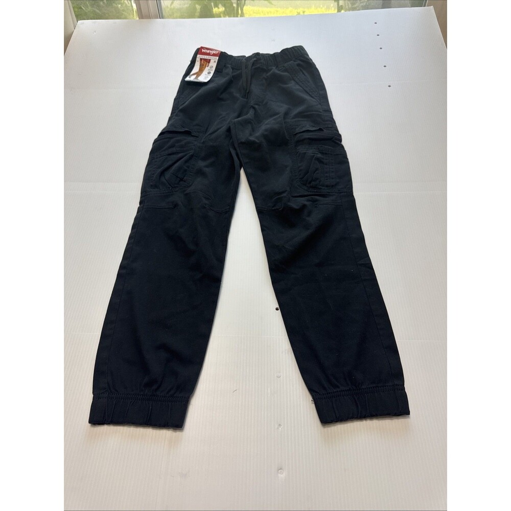 Wrangler Boys Five Star Gamer Cargo Jogger Pants Black NWT Size 12 Slim